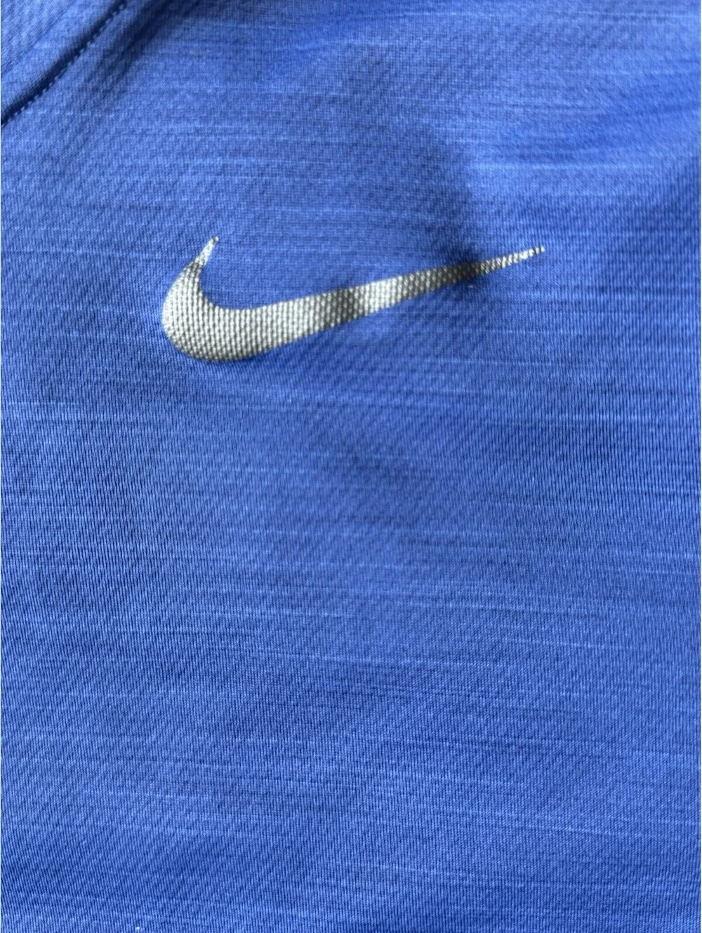 Nike Dri-FIT Men’s Long Sleeve Athletic Training Shirt Blue Medium Running Gym
